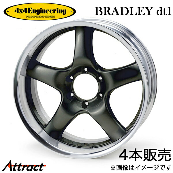 乐天商城 - 4x4エンジニアリング 汎用 ブラッドレーdt1 アルミホイール 4本(18×7J 6-139.7 +4〜33)4x4 Engineering BRADLEY dt1 ホイール単体