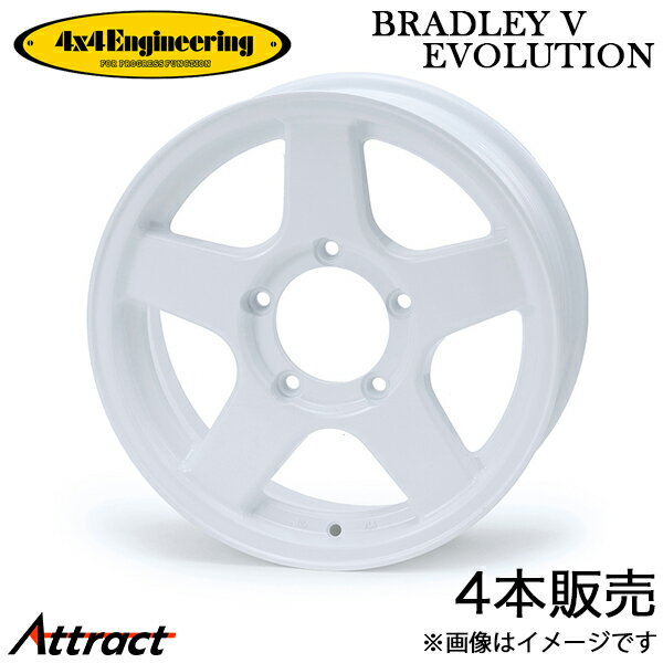 4x4エンジニアリング ジムニーノマド JC74 ブラッドレーV エボ アルミホイール 4本(16×5.5J 5-139.7 ±0)4x4 Engineering