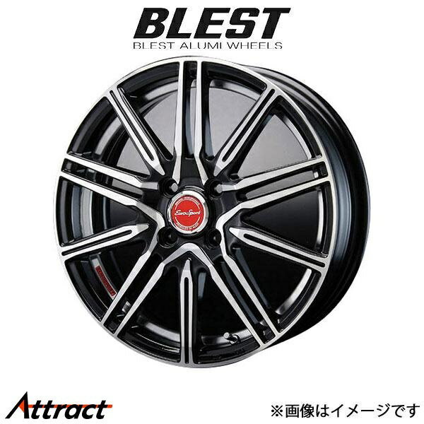 ブレスト ユーロスポーツレグルス A1 アルミホイール 1本 グレイス GK(16×6J 4-100 INSET48 メタルブラックポリッシュ)BLEST