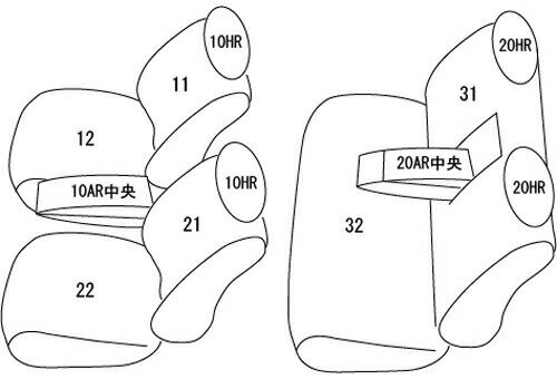 クラッツィオ シートカバー クラッツィオジャッカ(ライトグレー)セドリック Y34 EN-0529 Clazzio