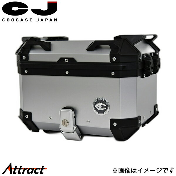 クーケース Q6 アルミ製トップケース シルバー CCX300S COOCASE バイク用品