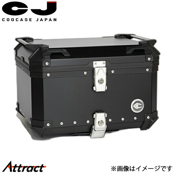 クーケース Q5 アルミ製トップケース ブラック CCX550B COOCASE バイク用品