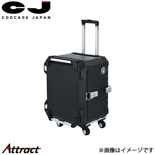 クーケース Q3 アルミ製トップケース キャスター付き ブラック CCT650B COOCASE バ...
