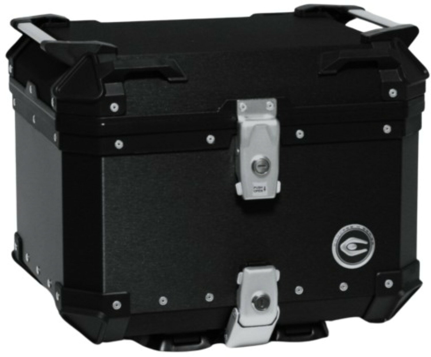クーケース Q1 アルミ製トップケース ヘアラインブラック CCX450HB COOCASE バイク...