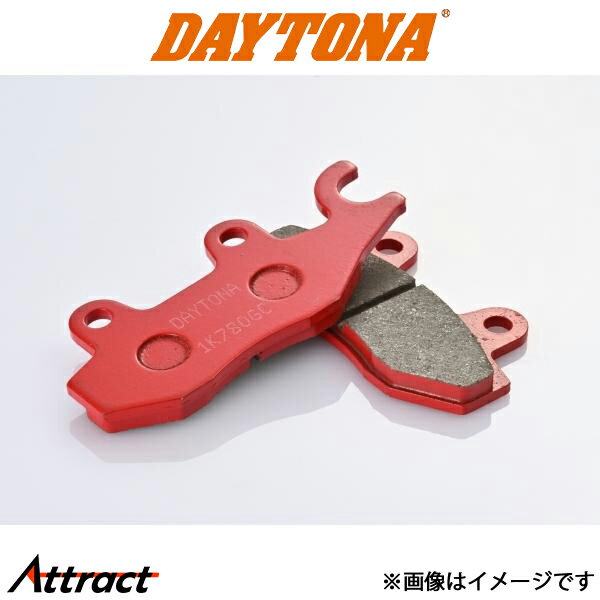 デイトナ バイク用 赤パッド レイド KDX250SR ブレーキパッド セミメタル 79829 DAYTONA