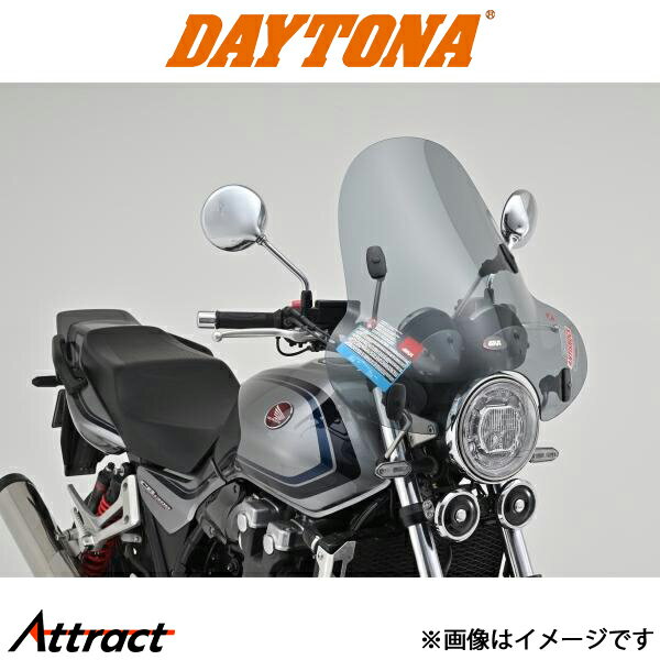 DAYTONA バイク用 GIVI中型ウインドスクリーン A660 セミスモーク