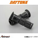 デイトナ バイク用 PRO-GRIP ショートタイプ#744 STDラバー 115mm 貫通 98104 DAYTONA