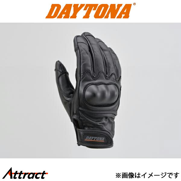 デイトナ バイク用 HBG-110 カウレザープロテクターグローブ ブラック 17754 DAYTONA