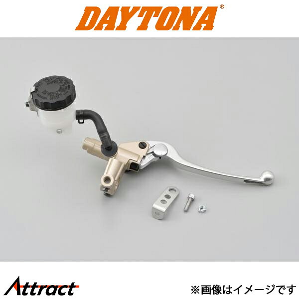 メーカー希望小売価格はメーカーサイトに基づいて掲載しています。メーカーデイトナ(DAYTONA)商品NISSIN ブレーキマスターシリンダー横型 5/8インチ ゴールド/バフクリア概要多彩なカラーセレクトや、レバー調整機能を向上させる、カスタムの定番マスター！メーカー品番61744JAN4909449277164商品説明定番の横型タンク別体式ブレーキマスター。ノーマル車両のマスターシリンダーピストン径やカラーに合わせて選べる幅広いラインアップがカスタムの幅を広げます！●クランプホルダーはミラー穴有り(M10×P1.25正ネジ付属)。●ハンドル外径φ22.2専用。アルミタンクステー、ブレーキスイッチ(平端子2極タイプ)も付属した安心のボルトオン設計。●レバーアジャストは6段階調整可能。●リザーバータンクホース長＝70mm。●バンジョーボルト(M10×P1.25)は別売り。●ブレーキホースの取出方向・角度がノーマルとは異なります。●ガスケットは必ず新品に交換してください。ダブルバンジョーで3枚、シングルバンジョーで2枚は必要です。カラー本体色：ゴールド/レバー：バフクリアサイズ5/8インチタイプ注意文●RC30タイプのレバーを使用するとシリンダーが押されたままの状態になり、ベーパーロック等の原因となります。指定レバー以外は絶対に使用しないでください。●シリコン系DOT5(BF5)ブレーキフルードは使用しないでください。●ブレーキフルードについて：ブレーキフルードは長期間の使用により、空気中の水分を吸収し劣化します。(※保管状態でもフルードの劣化は進みます。)ブレーキフルード内の水分が多くなるとブレーキング時の熱で沸騰しやすくなったり、油圧システム内の部品を錆びさせ、ブレーキまたはクラッチの性能低下や予期せぬトラブルを生じる可能性があります。通常使用で2年毎の定期交換が必要です。著しく劣化が見られる場合は、ブレーキフルードの早期交換が必要となります。●ご使用のキャリパーとの組み合わせによっては必要ブレーキ液圧が発生する前にレバーがグリップに当たり使用できないレバーアジャスター位置があります。レバーアジャスターの調整を行ない、ブレーキが十分に効き、なおかつレバーがグリップに接触しないレバーアジャスター位置でご使用ください。調整しきれない場合は別売りの4段調整レバー(バフクリアー23319)または(ブラック27354)をご使用ください。備考