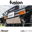 フュージョン ジムニー JB64W フロントバンパー Type3 ウインカーステー付 ステンレス製 鏡面仕上げ FUJB64-KYFBQ fusion