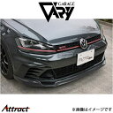 ガレージベリー フロントリップスポイラー ゴルフ7 GTI Clubsport 6381 GARAGE VARY 外装 エアロ(2)