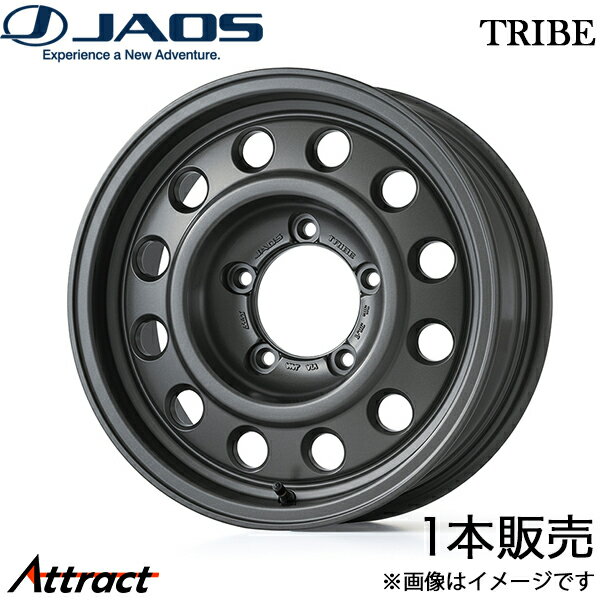 ジャオス トライブ ジムニーノマド JC74系 アルミホイール 1本(16×6J 5-139.7 ±0 マットガンメタリック)B950660MGM JAOS TRIBE