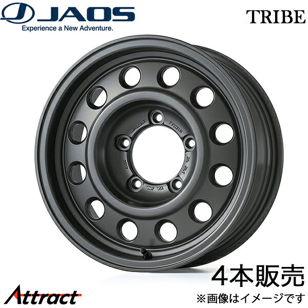 乐天商城 - ジャオス トライブ ジムニーシエラ JB74系 アルミホイール 4本(16×6J 5-139.7 ±0 マットガンメタリック)B950660MGM JAOS TRIBE