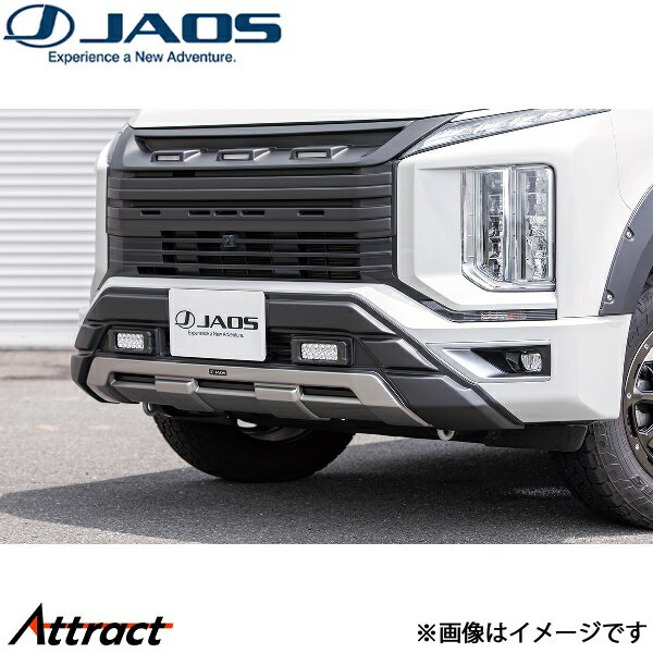 ジャオス フロントバンパーガード マットブラック デリカD:5 B016306MB JAOS