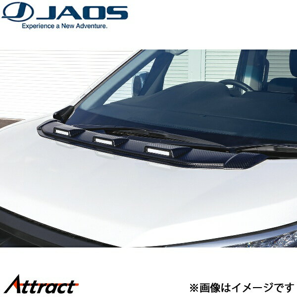 ジャオス ボンネットディフレクター カーボン調 デリカD:5 B036306CL JAOS