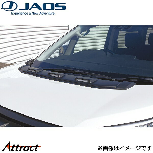 ジャオス ボンネットディフレクター マットブラック デリカD:5 B036306MB JAOS