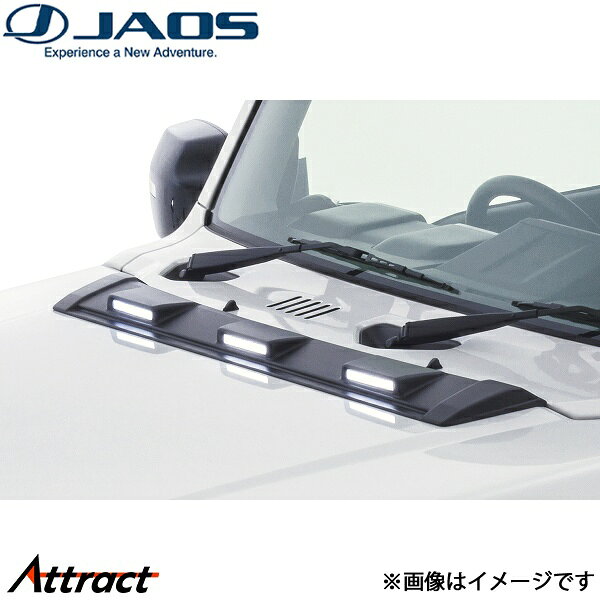 ジャオス ボンネットディフレクター マットブラック ジムニー JB74系 B036513MB JAOS