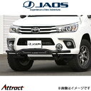 ジャオス ハイラックス 125系 フロントスキッドバー(ブラック/ブラック)B150096DZ JAOS