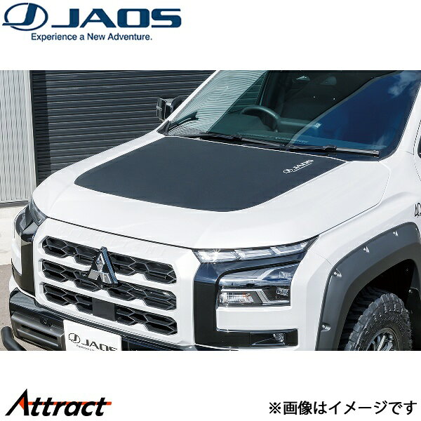メーカー希望小売価格はメーカーサイトに基づいて掲載しています。メーカーJAOS商品名ボンネットプロテクター品番B631367JANコード4948350310492商品概要JAOSロゴを配置した本体は、ボンネットラインの形状に沿った車種専用タイプ。シンプルながらも高いドレスアップ効果を与えるアイテムです。シボ塗装に似た質感を持つPVC素材にフッ素層を付与したことにより耐久性と耐候性を高めています。さらに、摩擦耐性も優れているため、予期せぬボンネットへの小傷を防ぎ塗装面を保護します。商品内容ボンネットプロテクター本体フィルム×1枚仕様PVC＋表面フッ素加工取付方法(一般商品)装着時寸法自動車メーカーミツビシ車種トライトン型式LC2T系年式2024/02〜適合詳細備考・本製品は乾式貼り専用フィルムです(水貼り不可)。・製品表面の凹凸によりロゴが滲んだり、擦れて見える場合があります。・確実な位置決めと気泡を防ぐため、専門ショップでの施工を推奨します。注意事項お車関係【ディーラー、整備工場】等の法人宛のみのご発送になります。