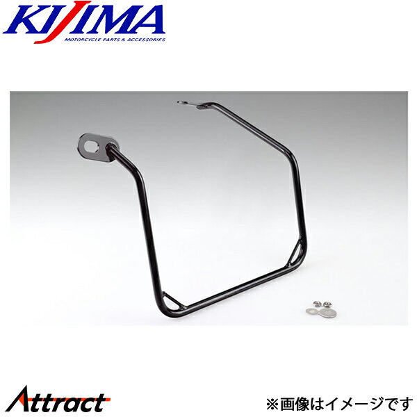 キジマ バッグサポート ブラック W800(スタンダード/ストリート/カフェ)650/400/MEGURO K3 左側用 210-4971 KIJIMA バイク用品