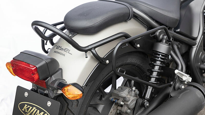 キジマ タンデムグリップ レブル250/500 17Y- マットブラック 新型対応品 210-5481...