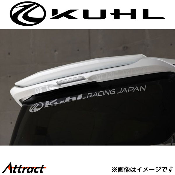 クルーズ ヴェルファイア 30系[後期型]ルーフエンドウイングディフューザー カーボンクリア塗装品 KR-3..