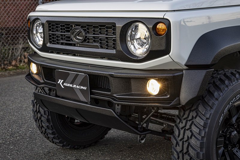 クール ジムニー シエラ JB74W[新型]フロントバンパー 未塗装品 74R-GT KUHL エア...