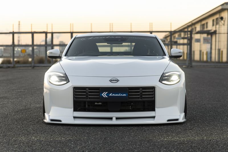 クルーズ フェアレディ Z フロントハーフスポイラー 未塗装品 KR-RZ34RRW KUHL KRUISE エアロ 外装パーツ