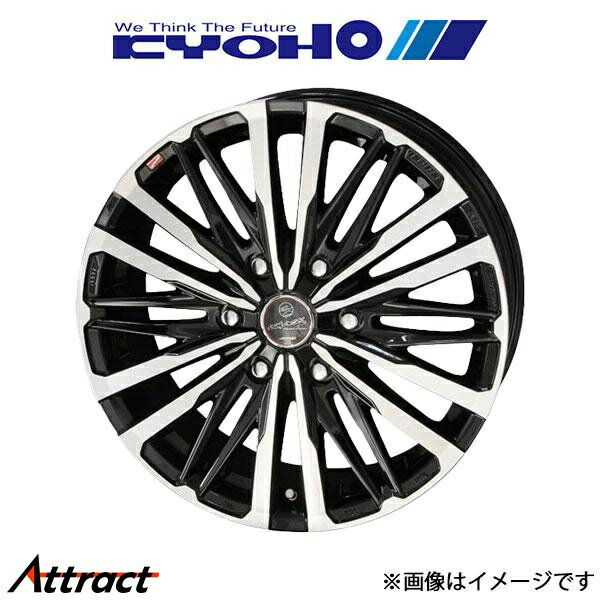 共豊 スマック クレスト アルミホイール 4本 グランエース GDH303W(17×7.0J 6-130 INSET55 サファイアブラックポリッシュ)KYOH...