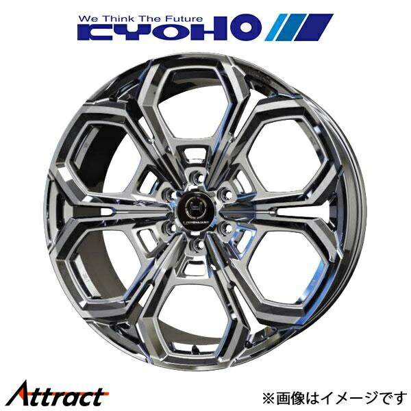 共豊 レーベンハート FLG-1 アルミホイール 4本 LX VJA310W(24×10.0J 6-139.7 INSET50 スーパーブラックコーティング)KYOHO
