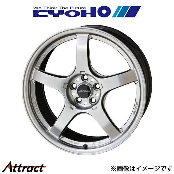 共豊 トレーサー GT-V アルミホイール 1本 カムリ AXVH70/AXVH75(18×8.5J 5-114.3 INSET45 マットハイパーシルバー)KYOHO TRACER GT-V