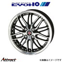 共豊 シュタイナー LMX アルミホイール 1本 シフォン LA610F(16×5.0J 4-100 INSET45 ブラックポリッシュ)KYOHO STEINER LMX(2)