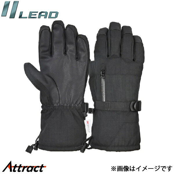 メーカー希望小売価格はメーカーサイトに基づいて掲載しています。メーカーリード工業品名ウィンターグローブ型番GW-320AJAN4952652018741カラーブラック商品サイズフリーサイズ 適合情報仕様商品説明 リード工業 (LEAD)GW-320 ウインターグローブ暖かさを逃さない。超保温5層レイヤーウインターグローブ。多層構造により保温性と断熱性をクリア。水を弾き、冷たい外気もブロック。着脱もスムーズなスリップオンタイプのウインターグローブ。●特徴保温性：高機能中綿素材の住友3Mシンサレートを2層採用。肌に触れる内側にはあたたかい空気の層を作る起毛素材を使用し、指先からの冷えを防ぎます。防水性：防水層には優れた耐水性のTPEフィルムを使用し、雨や冷気の浸入を遮断します。耐摩擦性：表地は摩擦に強い600デニールオックスフォードを採用。撥水加工により水を弾き、雨や汚れから守ります。操作性：手のひらは握りやすさを重視した柔軟性のあるPU素材を使用、滑り止め加工によりグリップ力も抜群。カッティングを工夫してフィット感と軽やかな操作性を実現。スマートフォン対応：スマートフォンなどの操作に便利なタッチパネル対応。※スマートフォンや保護フィルムによって利用できない場合があります。-------------------------------------カラー：ブラック(品番：GW-320A)・グレー(品番：GW-320B) サイズ：フリーサイズ素材：平部:ポリウレタン(導電加工) / 甲部:ポリエステル100％ 600Dオックスフォード( 撥水加工 )/ 中綿:PP+PU 3Mシンサレート フィルム:TPEフィルム / 内装:ポリエステル 起毛 / ベルト:ポリプロピレン バックル:ABS樹脂 / コードアジャスター:POM樹脂 重量：200g備考注意事項