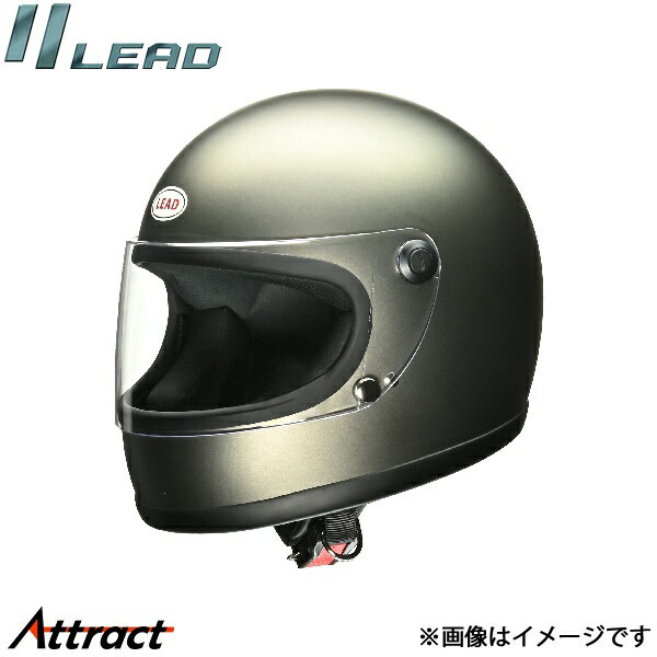 Helmets - リード工業 RX-100R2 ヘルメット マットダークシルバー フリーサイズ (57〜60cm未満) 全排気量対応 LEAD バイク用品