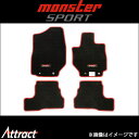 モンスタースポーツ フロアマット オートマチック車用 ジムニー JB64W 894550-5500M Monster Sport