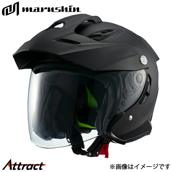 マルシン工業 MSJ1 TE-1 ジェットヘルメット マットブラック M(57〜58cm) 01001324 MARUSHIN ヘルメット