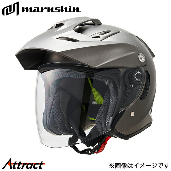 マルシン工業 MSJ1 TE-1 ジェットヘルメット フラットガンメタリック XL 61-62cm) 01001629 MARUSHIN ヘルメット