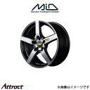 MID RMP 050F アルミホイール 1本 IS300 30系(18×8J 5-114.3 INSET42 ガンメタDC/マットスモーククリア)