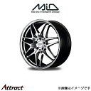 MID RMP 720F アルミホイール 1本 CX-8 KG系(18×7J 5-114.3 INSET48 ハイパーメタルコート/ポリッシュ)