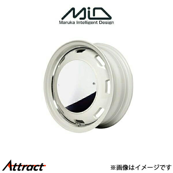 MID ガルシア シスコムーン アルミホイール 1本 ミライース 300/310系(14×4.5J 4-100 INSET45 オールドイングリッシュホワイト)GARCIA CISCOMOON
