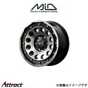 MID ナイトロパワー H12ショットガン アルミホイール 1本 エブリィ ワゴン DA64W(14×4.5J 4-100 INSET45 ブラッククリア/マシニング)NITRO POWER H12 SHOTGUN(2)