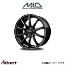 MID シュナイダー スタッグ アルミホイール 4本 エクリプスクロス GK系(18×8J 5-114.3 INSET45 ストロングガンメタ)SCHNEIDER STAG(2)