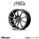 MID シュナイダー スタッグ アルミホイール 4本 アルファード/ヴェルファイア 30系(18×7J 5-114.3 INSET48 メタリックグレー)SCHNEIDER STAG(2)