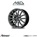 MID シュナイダー SQ27 アルミホイール 4本 エクストレイル 30系(15×6J 5-114.3 INSET45 メタリックシルバー)SCHNEIDER SQ27(2)