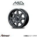 MID ロードマックス マッドライダー アルミホイール 1本 ハイエース/レジアスエース 200系(15×6J 6-139.7 INSET33 メタリックグレー)ROADMAX MUDRIDER(2)