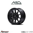 MID ナイトロパワー M10パーシングKC アルミホイール 4本 プレオプラス LA300F/LA310F(14×4.5J 4-100 INSET45 バレル...