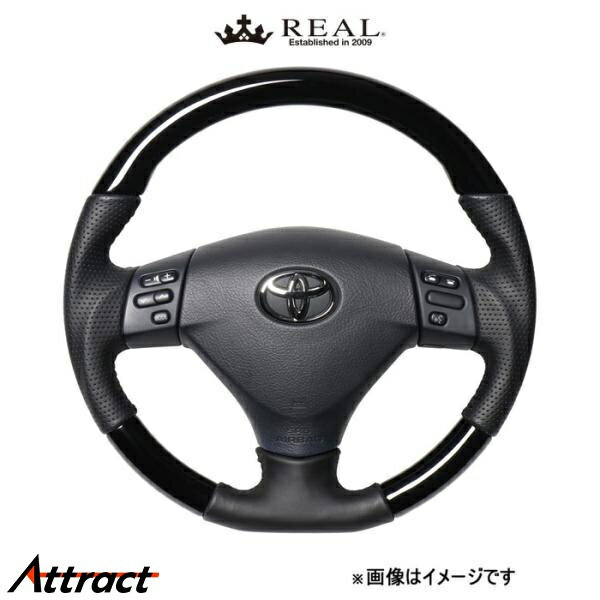 Rakuten - レアル ステアリング オリジナルシリーズ(ピアノブラック)ハリアー 30系 FJH-PBW-BK REAL