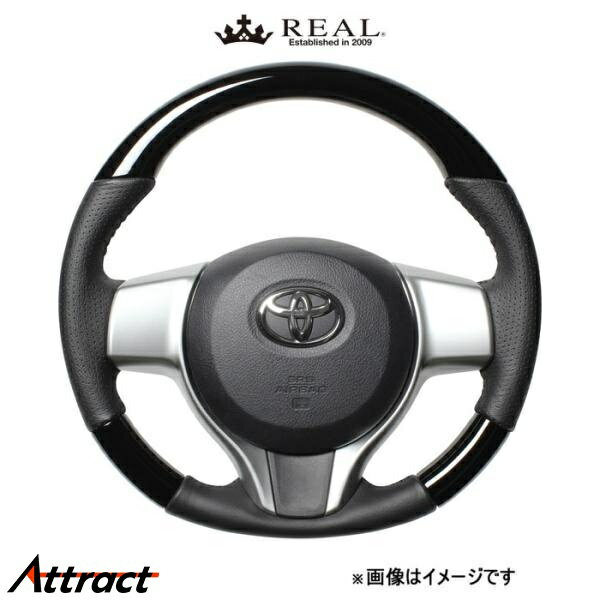 レアル ステアリング オリジナルシリーズ(ピアノブラック)トレジア 120系 P130-PBW-BK REAL