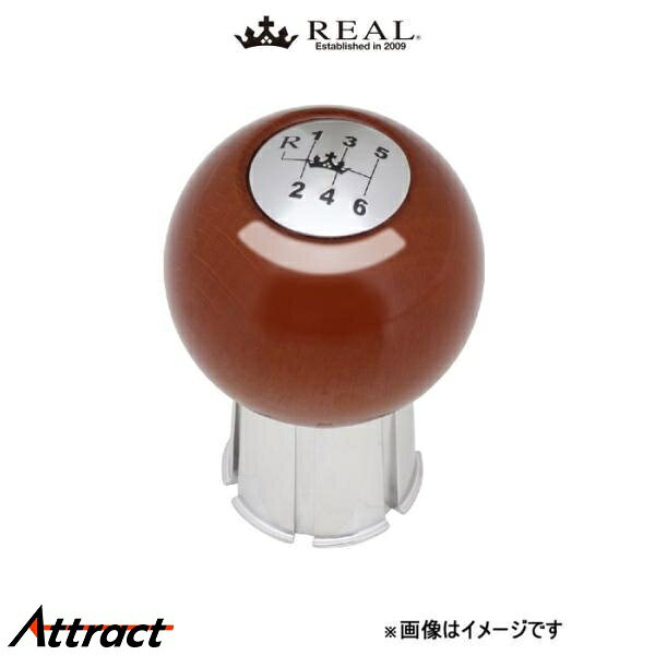 レアル ステアリング シフトノブ(05ライトブラウンウッド)ロードスター ND5RC SK-MZC-LBW REAL
