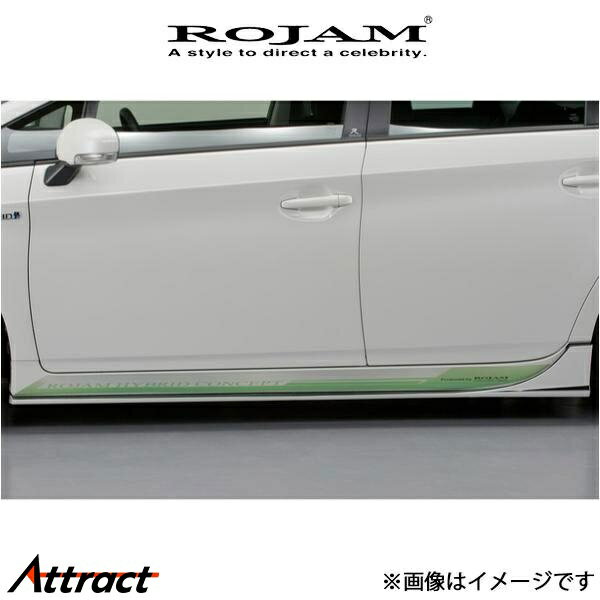 ロジャム ROJAMVerDE サイドデカール プリウス ZVW30系 23-SD-PR30 ROJAM エアロ 外装 エクステリア